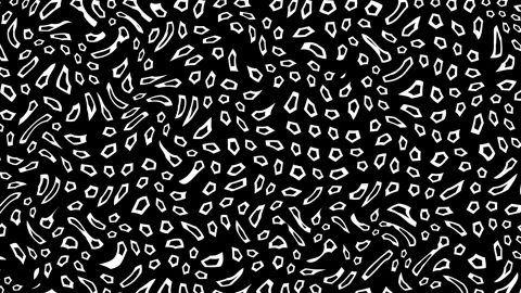 Motion background from random moving abstract pattern, seamless loop animation Stock Footage 278807908