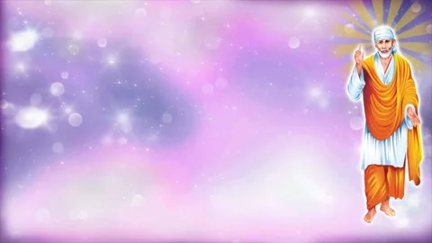 Motion Background Saibaba 02 Stock Footage 155498343