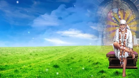 Motion Background Saibaba 03 Stock Footage 155498340