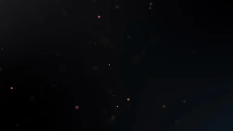 Motion background shining blue particles. Animation of seamless loop in blue Stock Footage 121812136