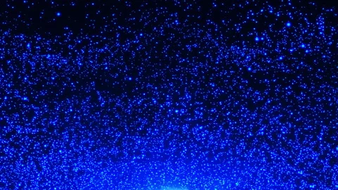 Motion background of shining particles, wavy glowing background. Beautiful blue. Stock Footage 263008660