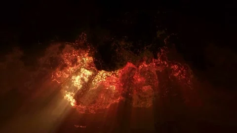 Motion background shows a storm of glowing light effects Stock Footage 160598192