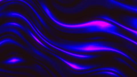 Motion background with smooth wavy flowing fluid texture Stock Footage 302051384