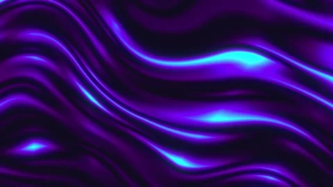 Motion background with smooth wavy flowing fluid texture Stock Footage 302051738