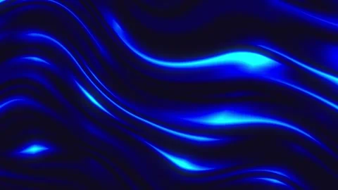 Motion background with smooth wavy flowing fluid texture Stock Footage 302051932