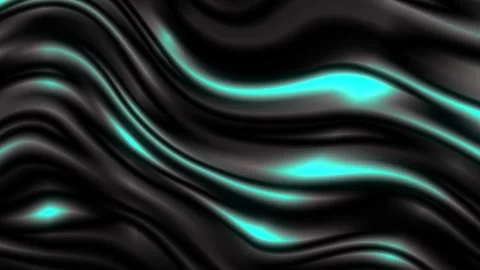 Motion background with smooth wavy flowing fluid texture Stock Footage 302052063