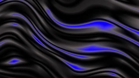 Motion background with smooth wavy flowing fluid texture Stock Footage 302052085