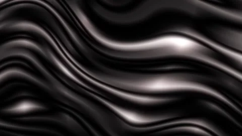 Motion background with smooth wavy flowing fluid texture Stock Footage 302052086