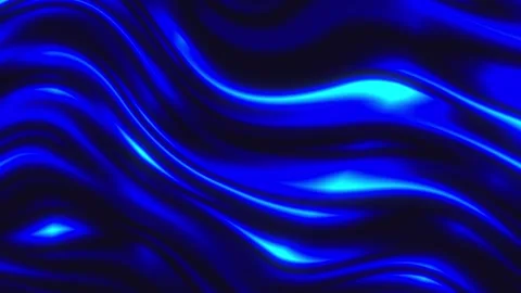 Motion background with smooth wavy flowing fluid texture Stock Footage 302052166