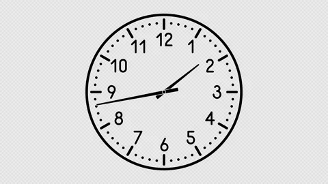 Motion background with spinning clock. Stock Footage 164550635