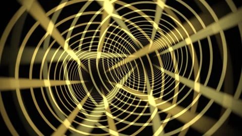 Motion background with swirling lines for visual effects Stock Footage 340502680