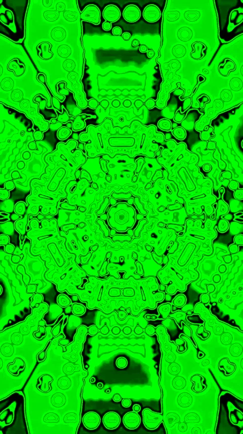 Motion background with tunnel effect and green design for video loops and l.. Video stock 322775601