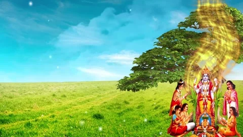 Motion Background Vishnu 03 Stock Footage 155498434