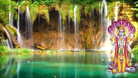 Motion Background Vishnu 05 Stock Footage 155498445