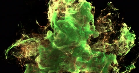 Motion Background VJ Loop - Particles 4k + Matte Stock Footage 62435633