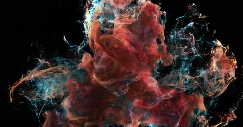 Motion Background VJ Loop - Red and Blue... | Stock Video | Pond5