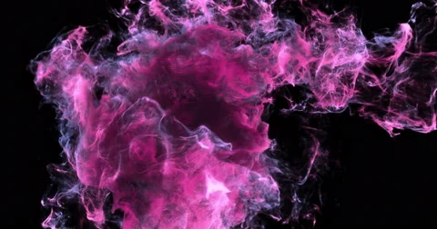 Motion Background VJ Loop - Romantic Pink Particles 4k + Matte Stock Footage 62434757