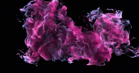 Motion Background VJ Loop - Romantic Pink Particles 4k + Matte Stock Footage 62435371