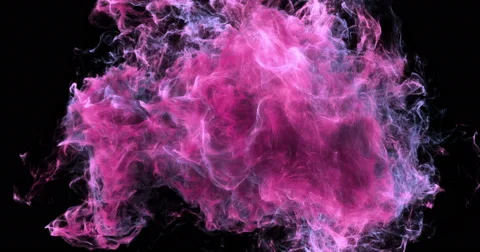 Motion Background VJ Loop - Romantic Pink Particles 4k + Matte Stock Footage 62437492