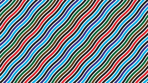 Motion background  with wavy colored lines Stock Footage 152958983