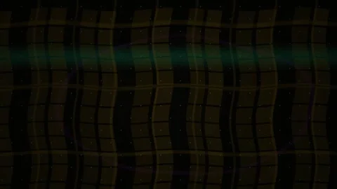 Motion Background with Wavy Grid and Glowing Circle for Dynamic Digital Bac.. Stock Footage 343730503