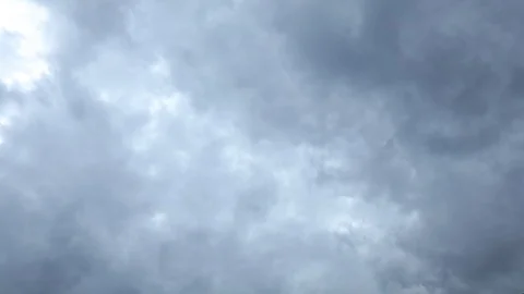 Motion Background. White Clouds Flying On Blue Sky Stock Footage 112207032