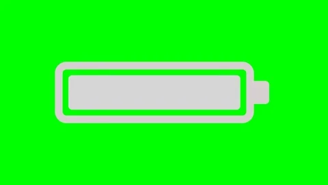 Motion of Battery Level Indicator in Video Showing Charging Process with Br.. Stock-Footage 338313873