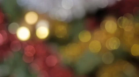 Motion beautiful floating holiday light spot. Bokeh. Christmas. Background. Stock-Footage 41581925