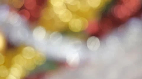 Motion beautiful floating holiday light spot. Bokeh. Christmas. Background. Stock Footage 41581948