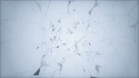 Motion black network.3d rendered abstract plexus shapes. Connection and web Stock Footage 97312755