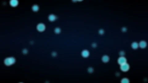 Motion of Blue Bokeh Lights in Dark Background for Dynamic Visual Effect. 库存影片 342565478