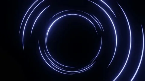 Motion blue circles abstract background. Abstract futuristic motion background Video stock 135632647