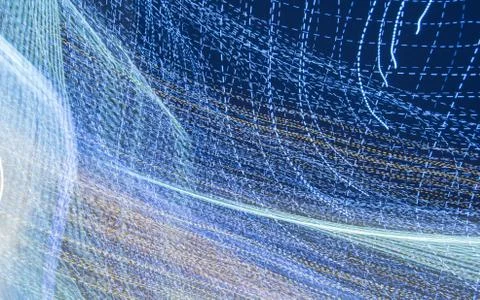 Motion BLUR abstract background with blurred magic line Christmas evening bac Stock Photos