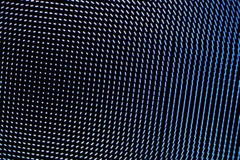 Motion blur background blue screen technology. Stock Photos