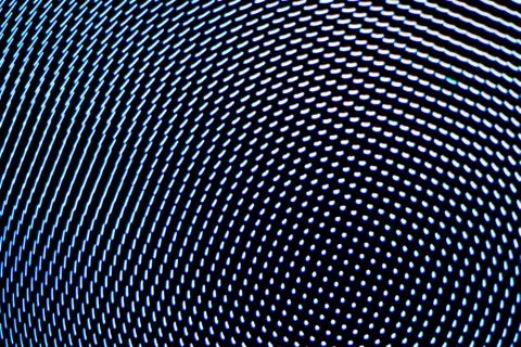 Motion blur background blue screen technology. Stock Photos