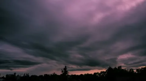 Motion blur clouds Video stock 21644136