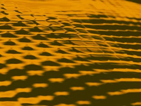 Motion Blurred Honeycomb Mesh Pattern in Orange Duotone, Dynamic Abstract T.. Stock Photos