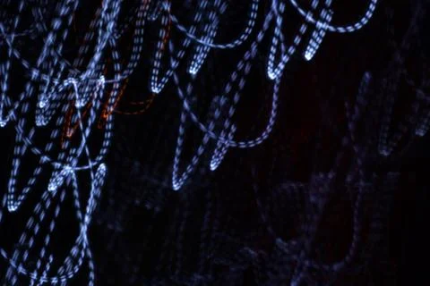 Motion blurred lights background Stock Photos
