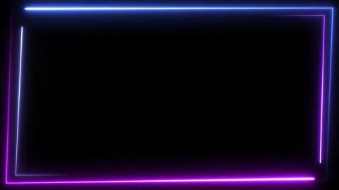 Motion of border frame ; electric line loop. Stock Footage 289532875