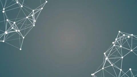 Motion of bound particles. dynamic structures. plexus background. business Stock Footage 86993874