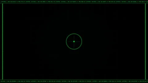 Motion Capture of Targeting System in Action for Precision Tracking. Stock Footage 342667605