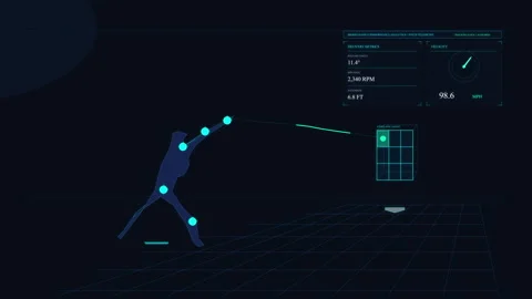 Motion capture technology tracking human skeleton tracking animation Stock Footage 346550678