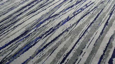 Motion of carpet pattern on floor inside Pan pacific Vancouver hotel Stock Footage 63029364
