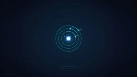 Motion of Celestial Bodies in Deep Space with Dynamic Light Trails for Scie.. 库存影片 342655124
