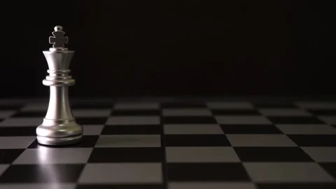 The motion of a chessboard game strategy games concept rotating motion Stock Footage 160528031