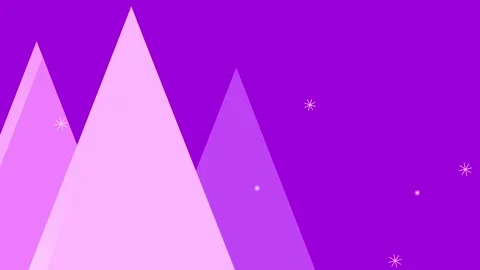 Motion Christmas tree graphics, purple background, animated greeting card.  Stock Footage 263188518