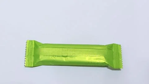 Motion of chunky bar blank pack Stock Footage 308611091
