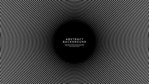 Motion circle lines abstract background template. Blending line circle abstract. Stock Illustration
