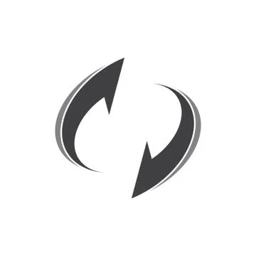 Motion circle rotation arrow geometric vector Stock-Illustration