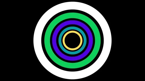 Motion Circles 4k animated video clip Stock Footage 259819327